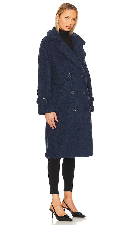  Lamarque Mantel Malani In Navy. Größe M. Also In Xl. 