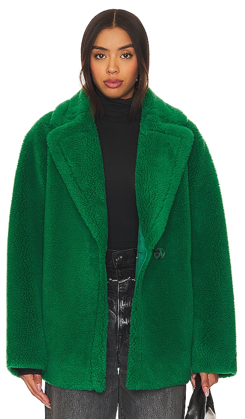 Lamarque Sophie Coat In Vibrant Green