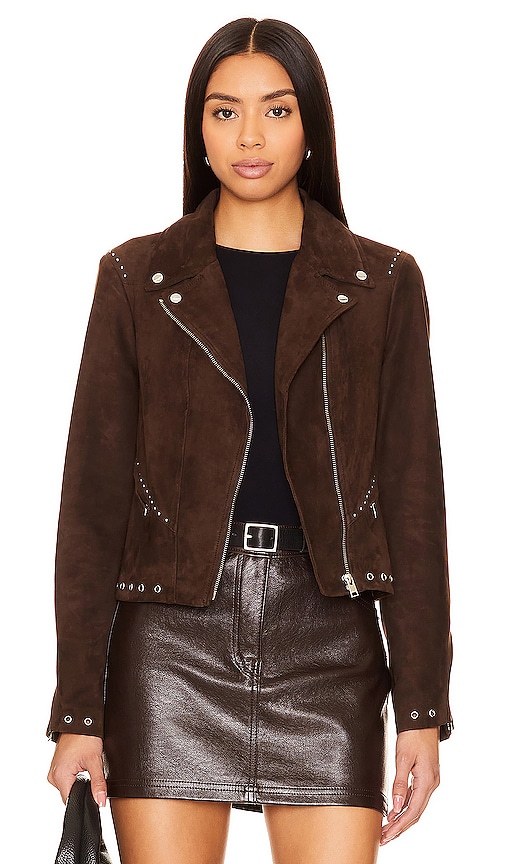 LAMARQUE Alaina Jacket in Chocolate