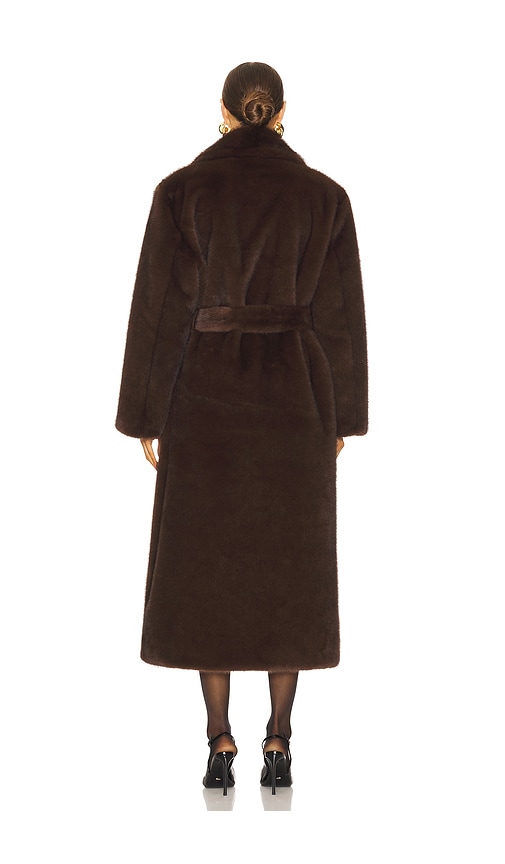  Lamarque Maximantel Mit Webpelz Darelle In Brown. Größe S. Also In Xs, M, Xl. 