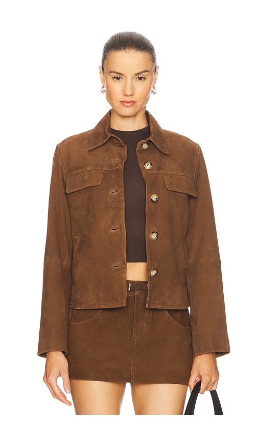 Lamarque Jolene Jacket In Brown
