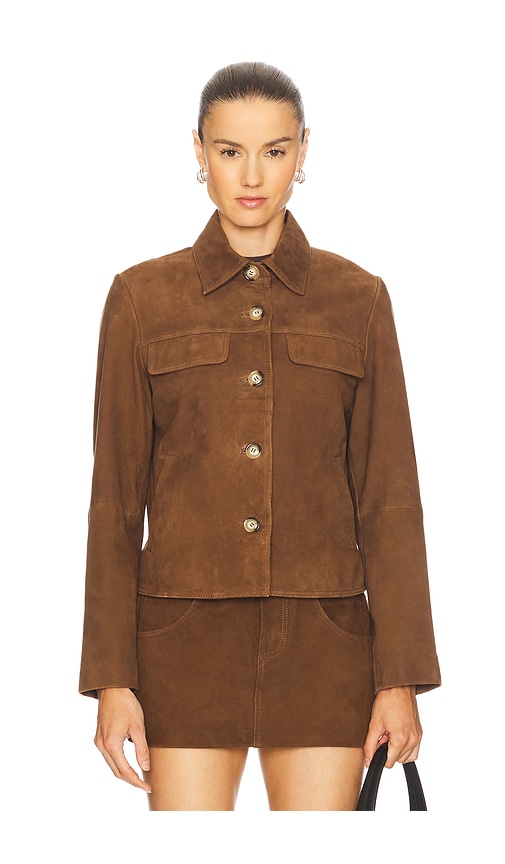 Lamarque Jolene Jacket In Brown