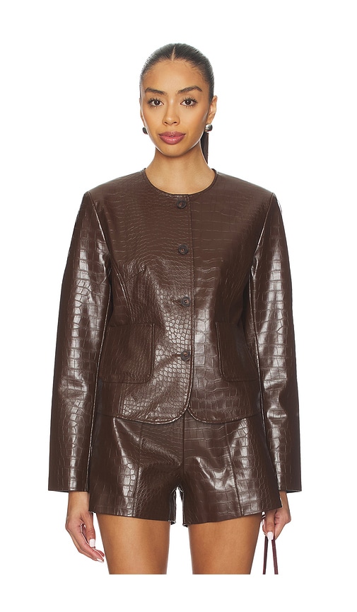 Lamarque Agnes Jacket In Brown