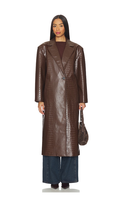 Lamarque Ebba Coat In Brown