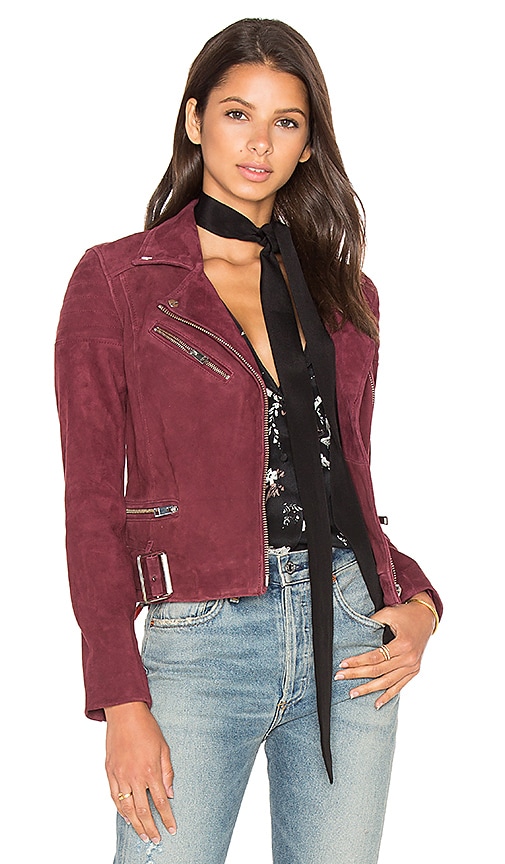 LAMARQUE Laetica Jacket in Burgundy 