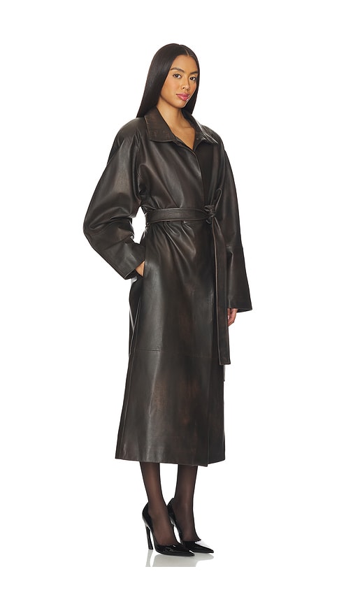  Lamarque Mantel Alexandra In Brown. Größe S. Also In Xs. 