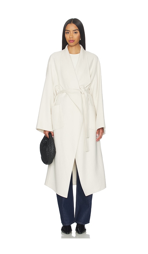 Lamarque Coreen Trench Coat In White