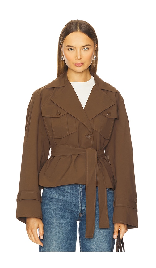 Lamarque X Revolve Quinn Trenchcoat In Brown