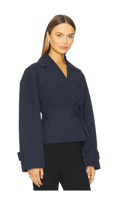 Lamarque X Revolve Quinn Trenchcoat In Blue
