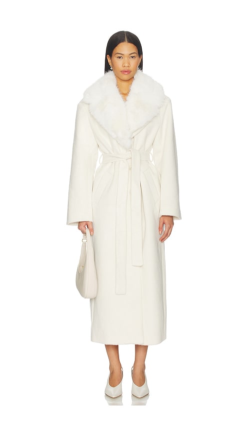 Lamarque X Revolve X Revolve Tillie-l Coat In White