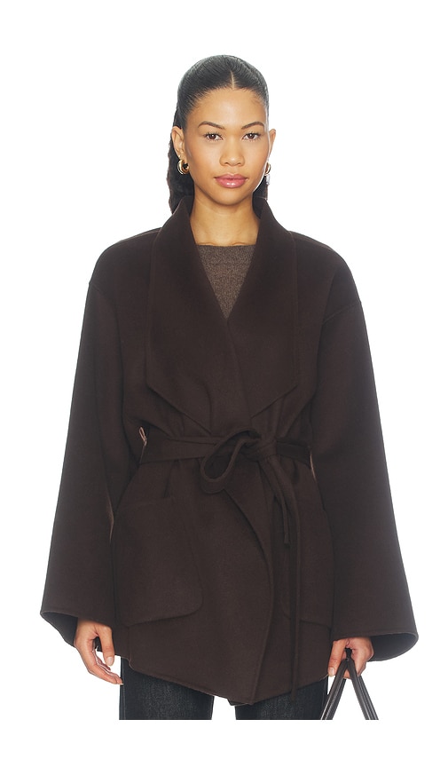 Mekia Jacket by LAMARQUE in Dark Brown
