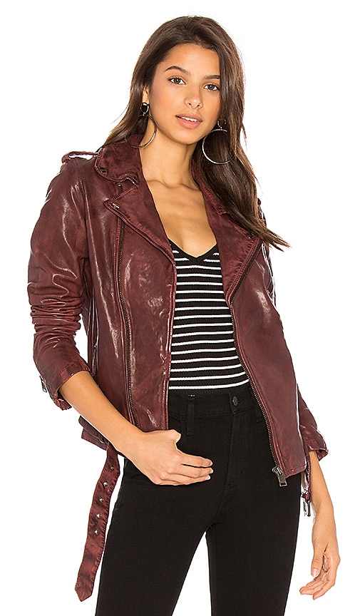 Lamarque Kiyoshi Jacket In Burdy Revolve Kiyoshi Jacket Lamarque