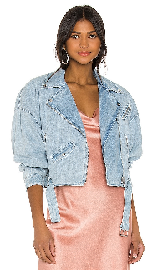 LAMARQUE Dylan Denim Jacket in Light Blue | REVOLVE