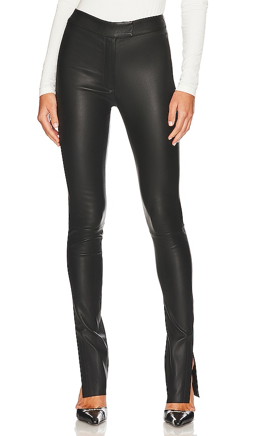 LAMARQUE Dawn Leather Pant in Black | REVOLVE