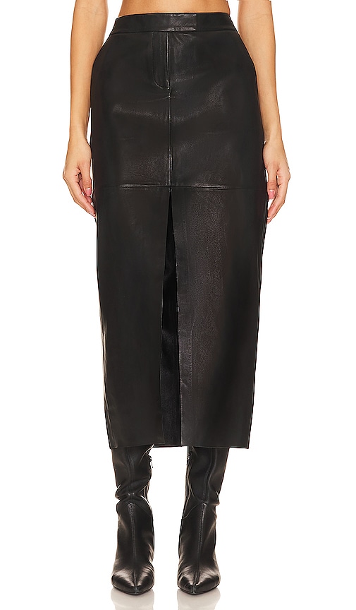 Shop Lamarque Abia Skirt In Black