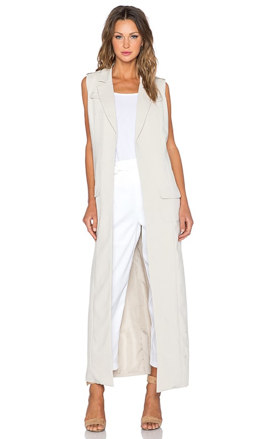 Sleeveless Trench Coat