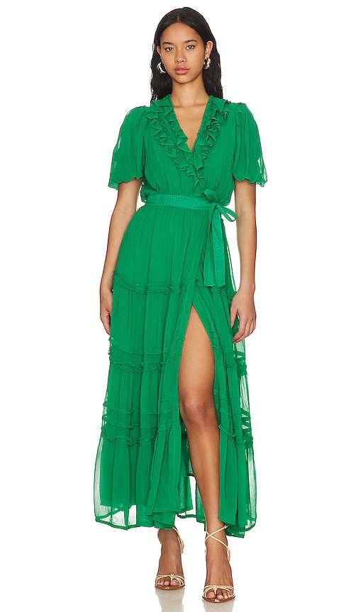 Love the Label Remy Maxi Dress in Green