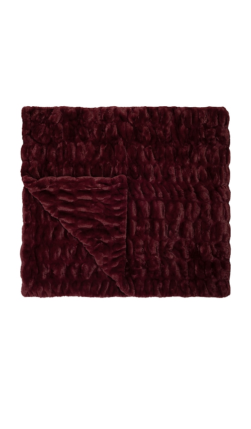 Lola Blankets Lola Original Blanket In Burgundy