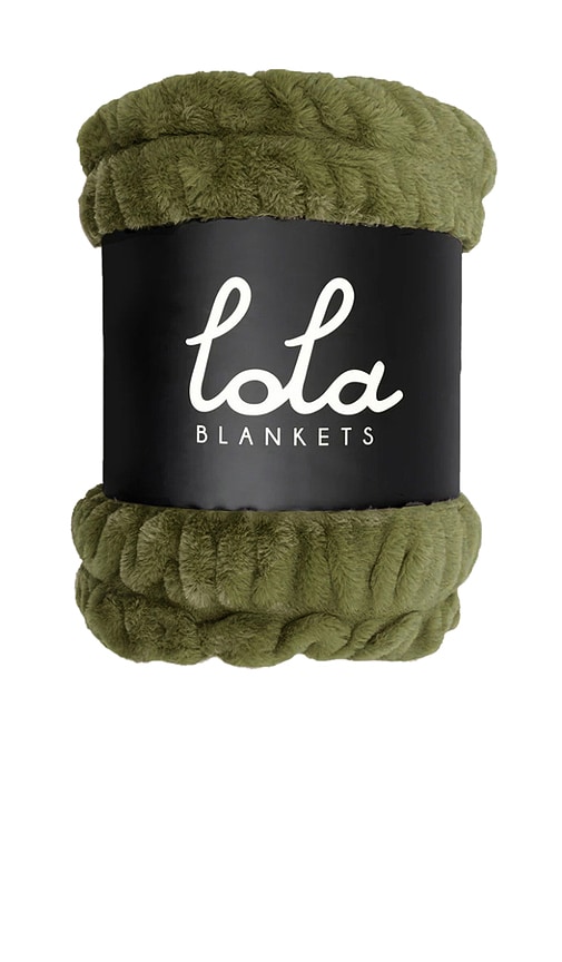 Lola Blankets Lola Original Blanket In Green