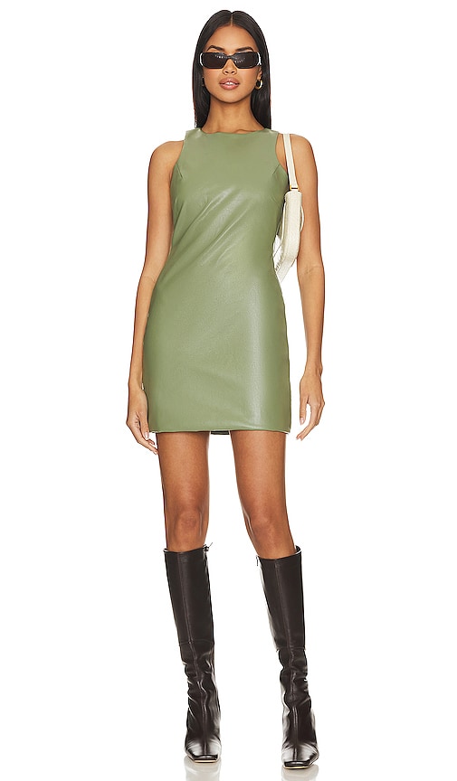 LBLC The Label Dio Dress in Olive