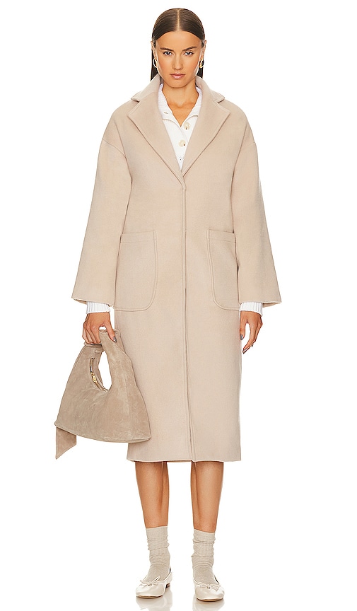 Shop Lblc The Label Clifton Jacket In Taupe