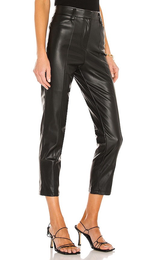 Black faux leather pants  Revolve On-Trend Clothing