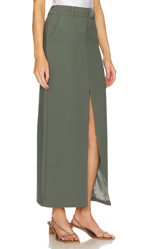 Shop Lblc The Label Tess Skirt In Green
