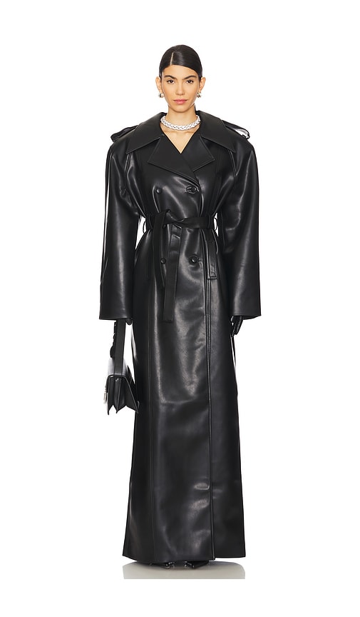 Shop Lado Bokuchava La Nuit Trench Coat In 블랙