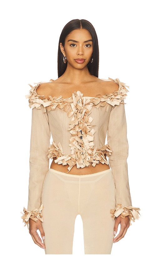 LADO BOKUCHAVA Tied Venom Top