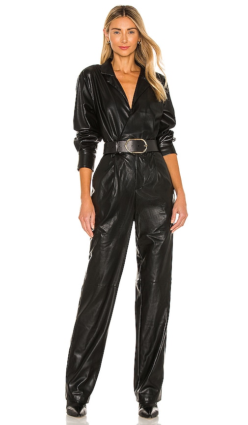 L'Academie The Anaise Jumpsuit in Black | REVOLVE