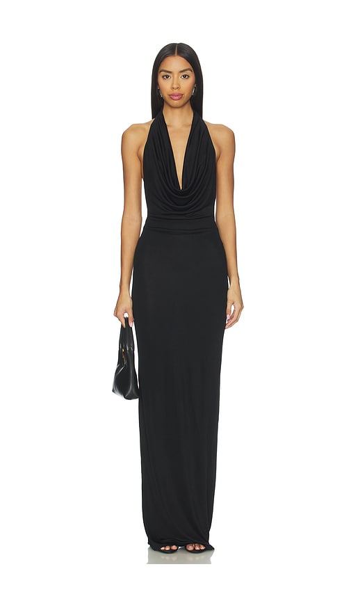L'academie By Marianna Tammi Gown In Black