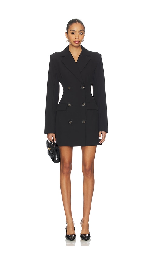 L'academie By Marianna Jaime Blazer Dress In Black