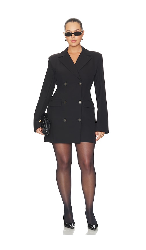 L'academie By Marianna Jaime Blazer Dress In Black