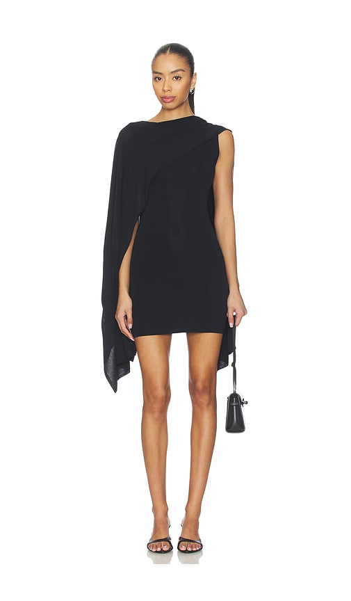 L'Academie Nasim Knit Cape Mini Dress