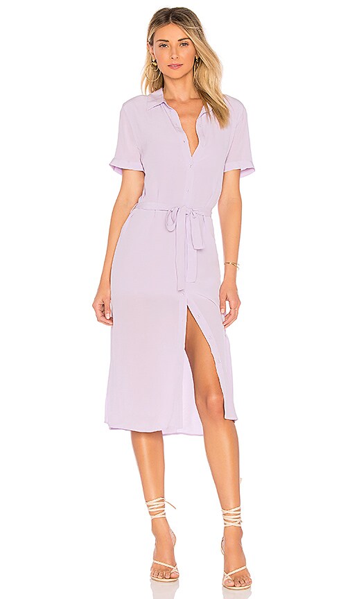 lilac tshirt dress