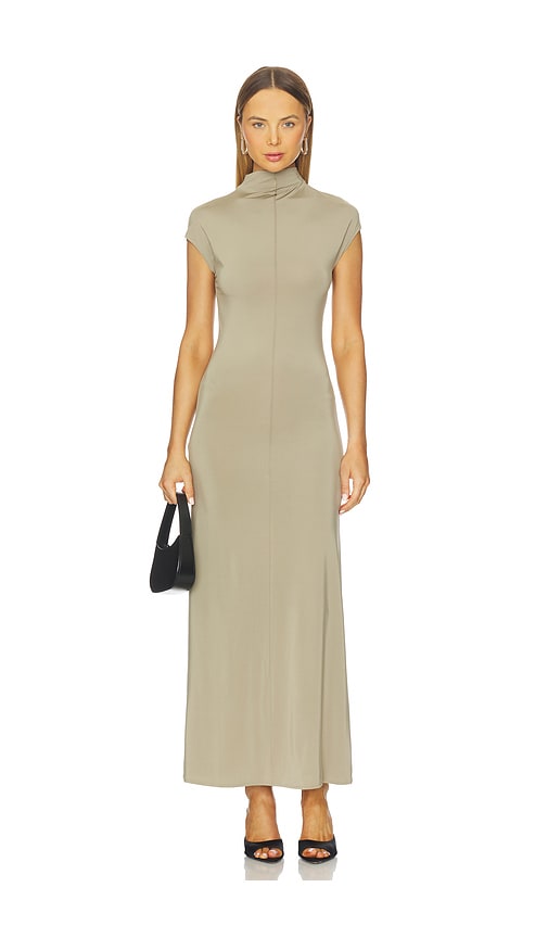 L'academie By Marianna Rebecca Maxi Dress In Green
