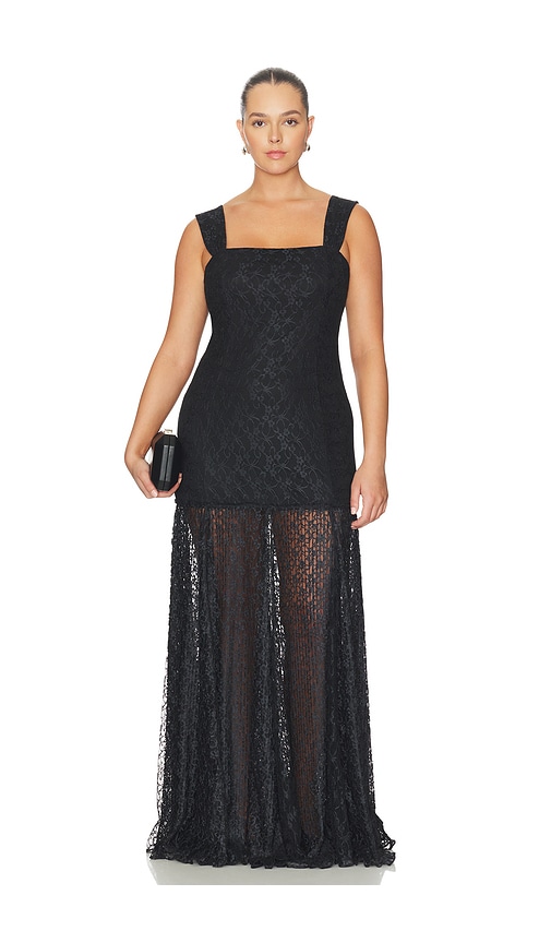 L'academie By Marianna Abri Gown In Black