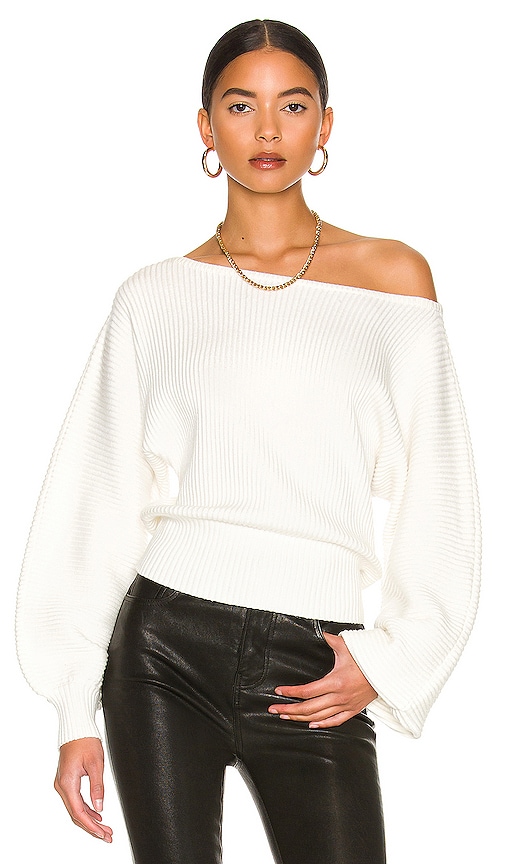 L'Academie Indre Sweater in Ivory