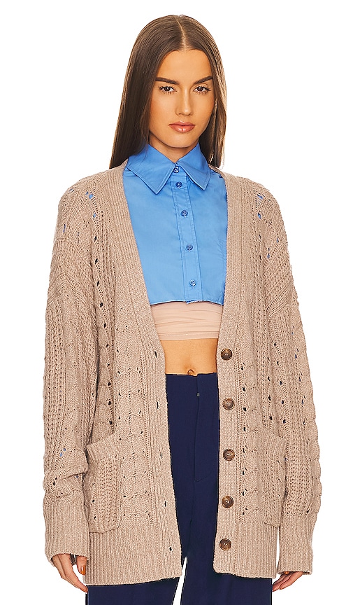 Cailean Cable Oversized Cardigan