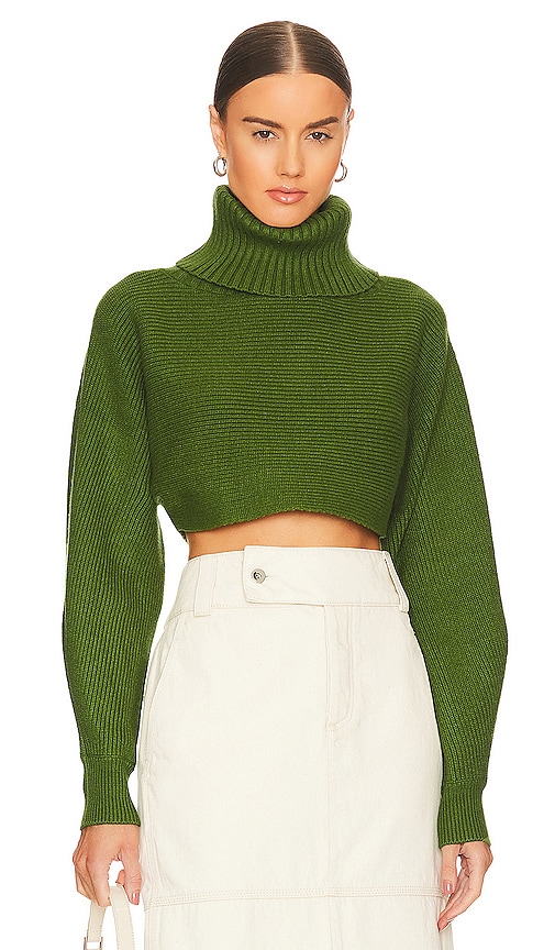 L'Academie Maven Crop in Green