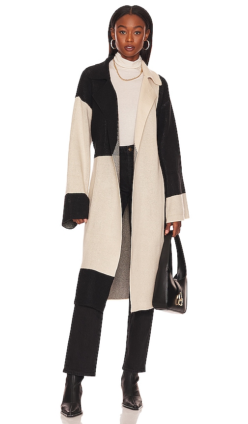 Color block hotsell long cardigan