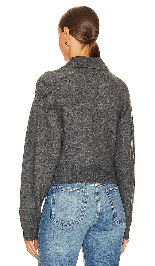  L'academie Azaria Sweater In Charcoal. Größe L. Also In Xs. 