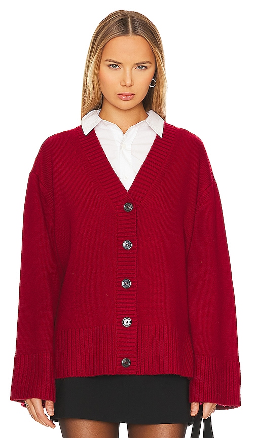 L'academie Nalo Cardigan In Red