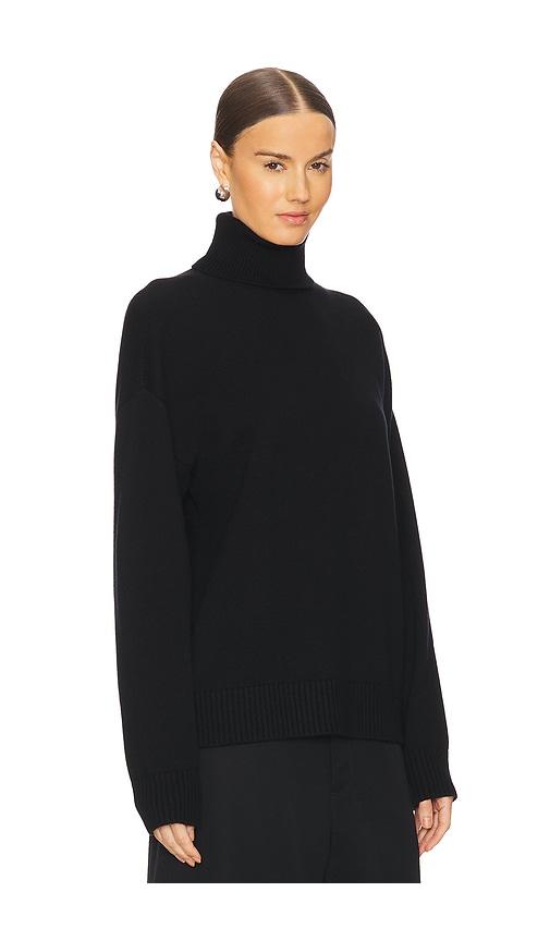 Shop L'academie By Marianna Ronny Turtleneck Sweater In Black