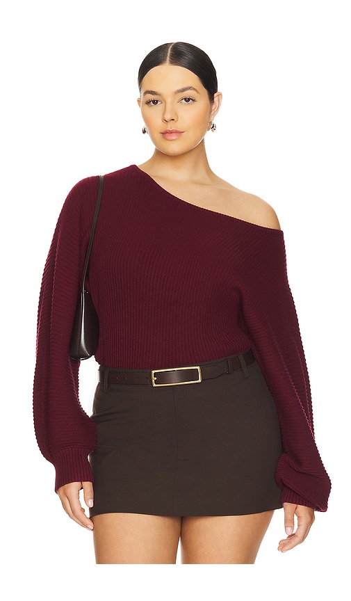 L'academie By Marianna Indre Sweater In Burgundy