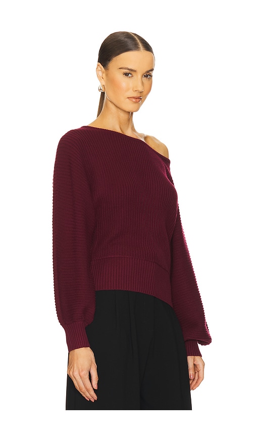  L'academie Strick Indre In Burgundy. Größe S. Also In Xs, M, L, Xl. 