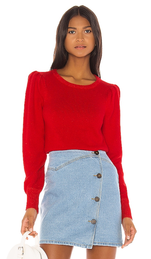L'academie The Ashley Sweater In Red