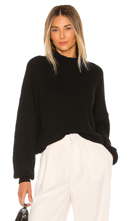 L'Academie Dana Sweater in Black