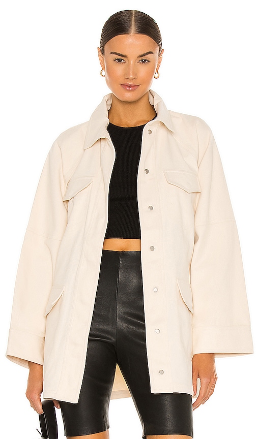 L'Academie The Camillei Jacket in Ivory | REVOLVE