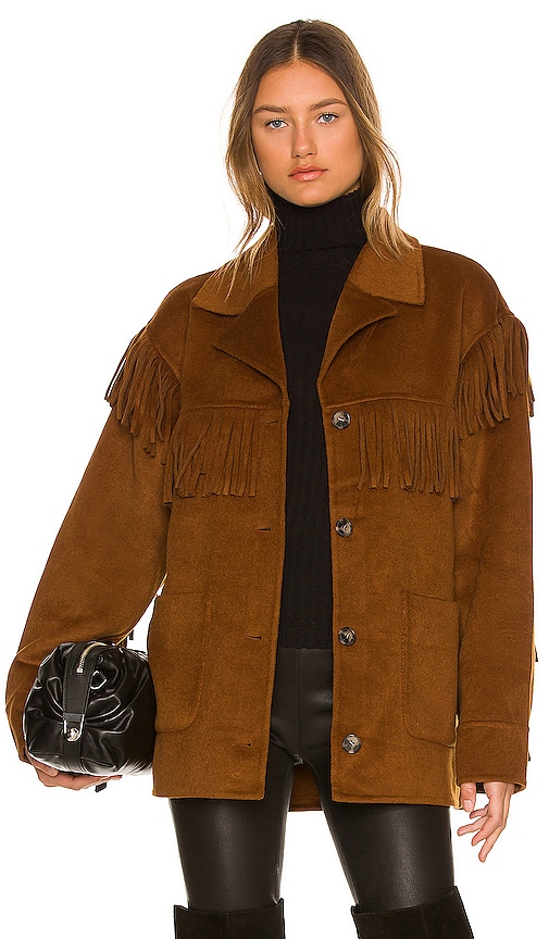 L'Academie Zion Jacket in Brown